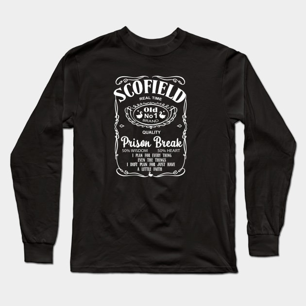 Scofield Prison Break Long Sleeve T-Shirt by tinastore